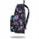 Plecak damski czarny CoolPack lekki w kwiaty Violet Dream modny 24L