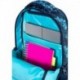 Plecak szkolny dla dziewczynek CoolPack GILLYFLOWER niebieskie kwiaty DRAFTER CP 17" - Cool-pack.pl