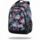 Plecak młodzieżowy CoolPack do szkoły w kwiaty i liście tropikalny 28L