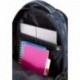 Plecak szkolny z liśćmi CoolPack dla nastolatki modny czarny 28L Drafter