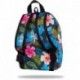 Mały plecak damski kolorowy CoolPack tropikalne kwiaty China Rose miejski