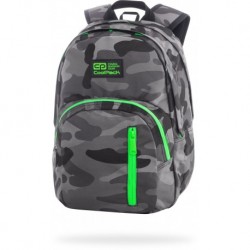 Plecak CoolPack moro CAMO GREEN NEON zielony DISCOVERY CP 17”