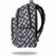 Plecak szkolny czarny CoolPack dla nastolatków szary łańcuchy 24 L