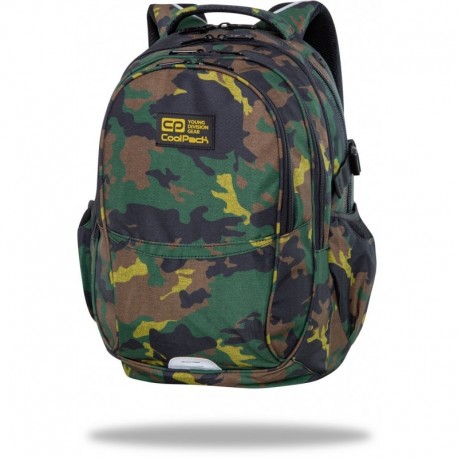 Plecak trzykomorowy CoolPack MILITARY JUNGLE moro FACTOR CP 17" - Cool-pack.pl
