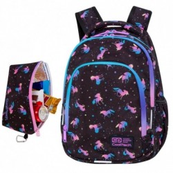 Plecak z jednorożcem do klas 1-3 CoolPack DARK UNICORN czarny PRIME CP 16"