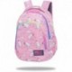 Plecak dla dziewczynki do szkoły z kotem CoolPack różowy 23L