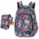 Plecak dwukomorowy dla dzieci CoolPack kolorowy lody do szkoły 23L