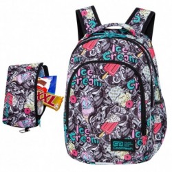 Plecak dla dzieci do szkoły CoolPack ICE CREAM lody 1-3 PRIME CP 16”