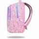 Plecak dla dziewczynki CoolPack różowy z kotem do pierwszej klasy