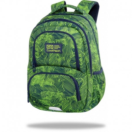 Zielony plecak szkolny CoolPack ISOGREEN kieszeń termiczna SPINER TERMIC CP 16" - Cool-pack.pl
