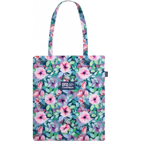 Torba w pastelowe kwiaty CoolPack SHOPPER BAG dla kobiet PASTEL GARDEN CP