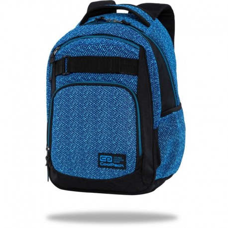 Plecak niebieski pleciony CoolPack BLUE młodzieżowy SKATER CP 17” - Cool-pack.pl