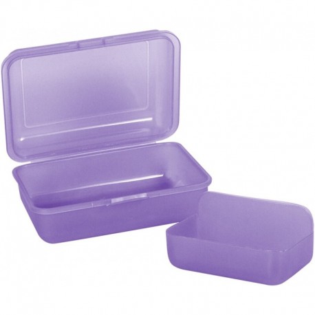 Lunchbox sniadaniowy z miseczką CoolPack FROZEN 2 pastelowy fioletowy PURPLE
