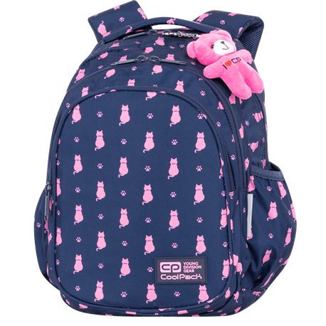 Plecak do pierwszej klasy kotki CoolPack NAVY KITTY szkolny JERRY CP 15" - Cool-pack.pl