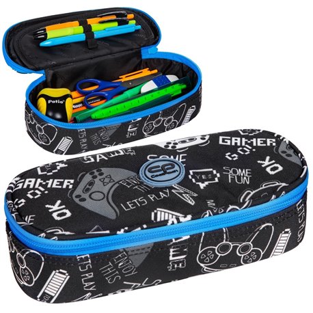Piórnik młodzieżowy CoolPack CP pady gry saszetka GAME OVER CAMPUS - Cool-pack.pl