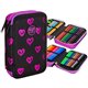 Piórnik Coolpack CP JUMPER 2 dwukomorowy ELECTRA HEARTS z wyposażeniem - Cool-pack.pl