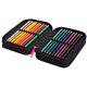 Piórnik trzykomorowy z grafitti GIRL POWER CoolPack CP dla dziewczynki JUMPER 3 z wyposażeniem - Cool-pack.pl