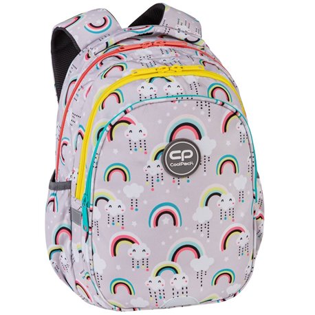 Plecak dla dziewczynki TĘCZA RAINBOW TIME CoolPack do 1 klasy JERRY CP 15'' - Cool-pack.pl