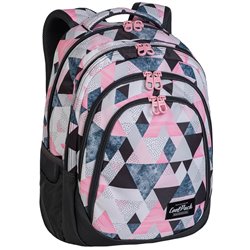 Plecak szkolny trójkąty CoolPack CRYSTAL dla dziewczyny DRAFTER CP 17"