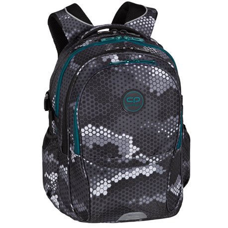 Plecak młodzieżowy czarny CoolPack 3 komory SIRI FACTOR CP 29L - Cool-pack.pl