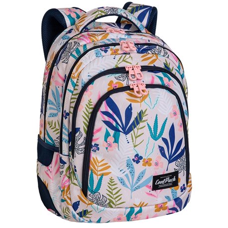 Plecak dla dziewczyny pastelowe liście CoolPack SNORK szkolny DRAFTER CP 17" - Cool-pack.pl