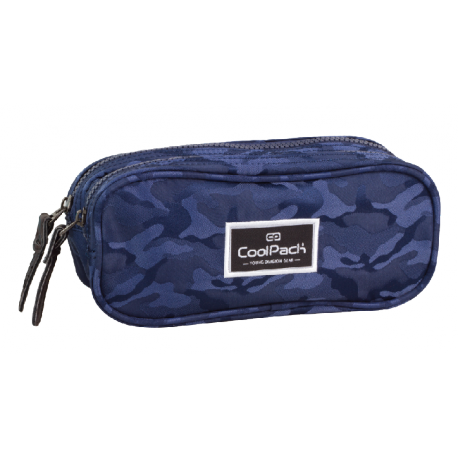 Saszetka podwójna Clever Jacquard Army Blue (717) - Cool-pack.pl