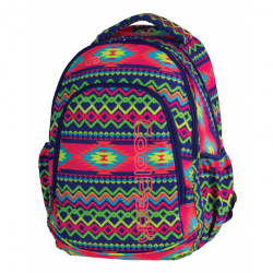 PRIME Plecak do szkoły CoolPack CP - dla dziewczynki ultra kolory stylowe szlaczki BOHO ELECTRA 23L - A1061 + COOLER BAG gratis!